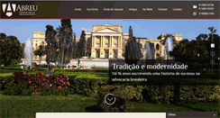 Desktop Screenshot of abreuadvocacia.adv.br
